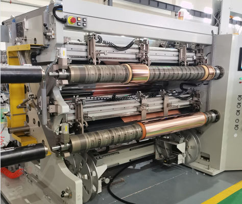 화려한 터치 스크린 절단 리바인더 기계 PET+Cu OPP+Cu