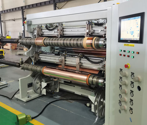 최소 기판 두께 3μm PET+Cu, OPP+Cu, PET+Al 절단 리바인더 기계